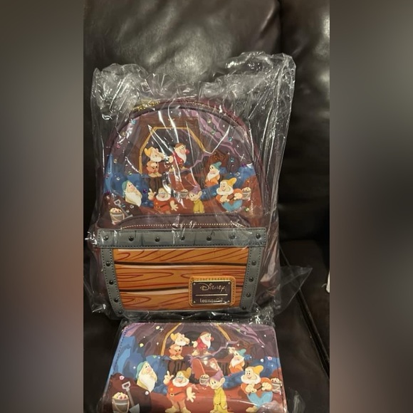 Loungefly Handbags - Dwarf Mine Cart Loungefly Mini Backpack